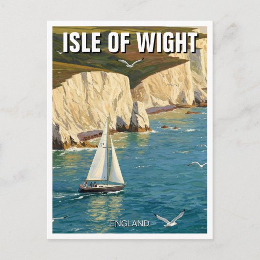 Isle of Wight - Reizen naar Engeland Briefkaart (Voorkant)