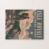 Isle Royale National Park Backpacken Reiskunst Legpuzzel (Horizontaal)
