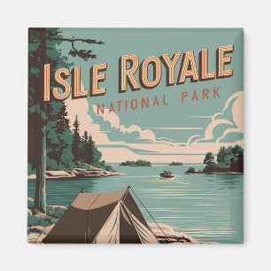  Isle Royale National Park Camping Magneet