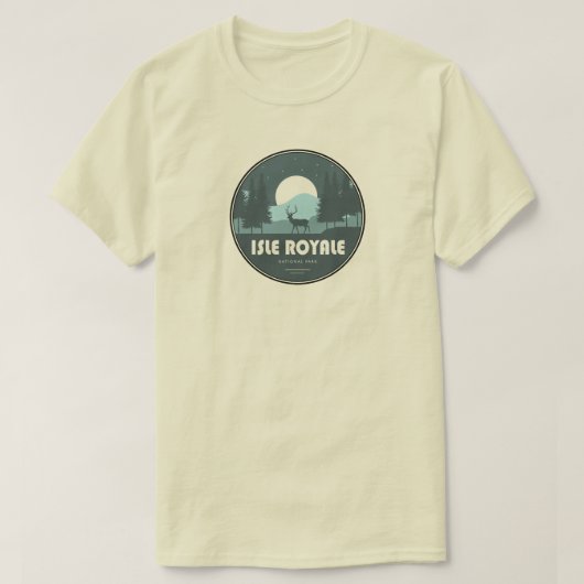 Isle Royale National Park Deer T-shirt (Design voorkant)