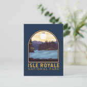 Isle Royale National Park  Emblem Briefkaart (Staand voorkant)