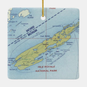 Isle Royale National Park Keramisch Ornament