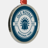 Isle Royale National Park Metalen Ornament (Rechts)