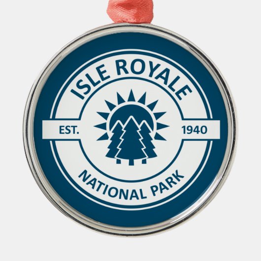 Isle Royale National Park Metalen Ornament (Voorkant)