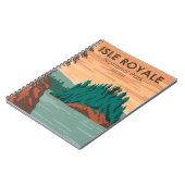 Isle Royale National Park Michigan Notitieboek (Linkerzijde)