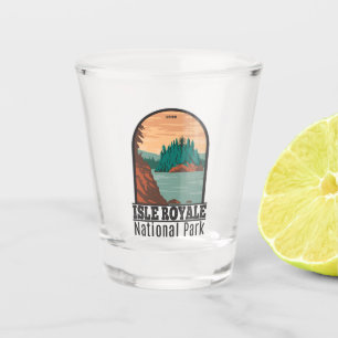 Isle Royale National Park Michigan  Shot Glas