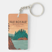 Isle Royale National Park Michigan  Sleutelhanger (achterkant)