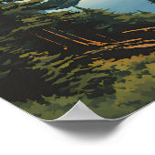 Isle Royale National Park Reizen Poster (Hoek)