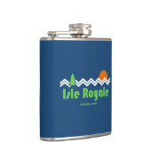 Isle Royale National Park Retro Heupfles (Rechts)