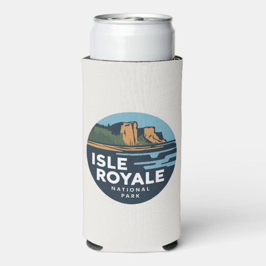 Isle Royale National Park Ronde Reiskunst (Seltzer Achterkant)