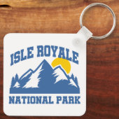 Isle Royale National Park Sleutelhanger (Achterkant)