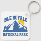 Isle Royale National Park Sleutelhanger (Achterkant)