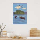 Isle Royale National Park Travel Poster (Cuisine)