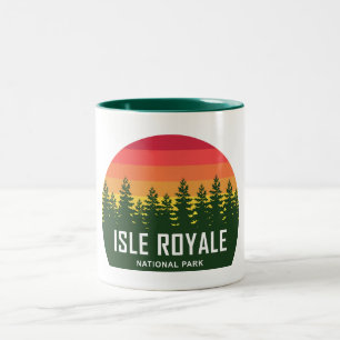 Isle Royale National Park Tweekleurige Koffiemok