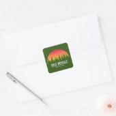 Isle Royale National Park Vierkante Sticker (Envelop)