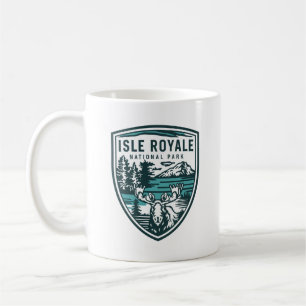 Isle Royale National Park Wildlife Embleem Koffiemok