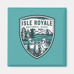 Isle Royale National Park Wildlife Embleem Magneet