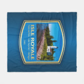 Isle Royale NP (PF1) Fleece Deken (Voorkant (Horizontaal))