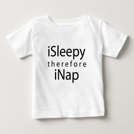 iSleepy-Nap-baby t-shirt (Voorkant)