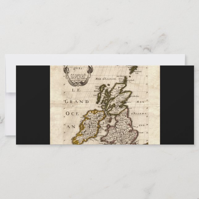 Isles Britanniques - 1700 Nicolas Fils Sanson Map (Voorkant)