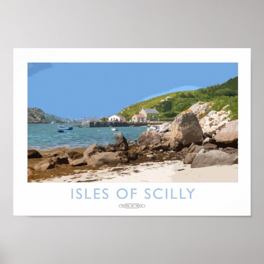 Isles of Scilly Railway Poster (Voorkant)