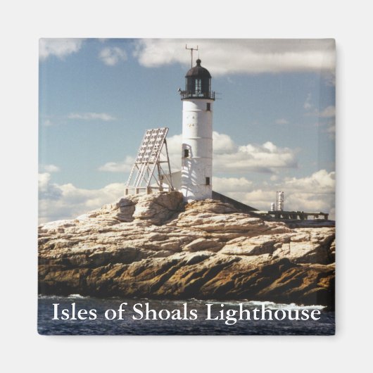Isles of Shoals Lighthouse, New Hampshire Magnet Magneet (Voorkant)