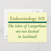 Islets van Langerhans Briefkaart (Voorkant / Achterkant)