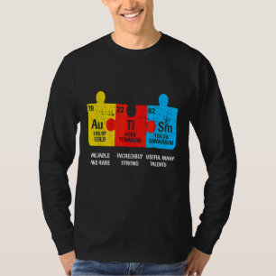 Ism Elements Periodic Table Awareness Asse Mannen  T-shirt