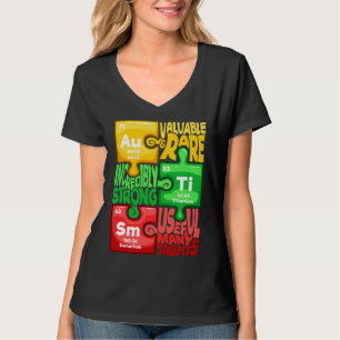 Ism Puzzle Chemistry Time Table Elements Autisme A T-shirt