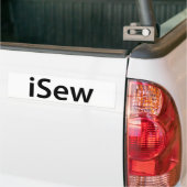 iSneeuwbalsticker Bumpersticker (Op Truck)