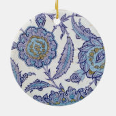 Isnik aardenware tegels, c.1520-50 keramisch ornament (Achterkant)