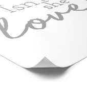 Isn't She Lovely Tekst Lettertype Nursery Decorati Poster (Hoek)