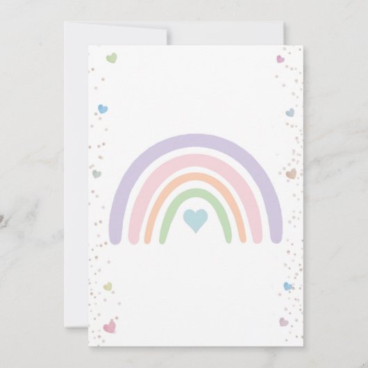 Isnt ze heerlijk instant ze oenoful 1st uitnodigin kaart (Achterkant)