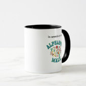 iso AlphaBet Mug de café mâle (Devant droit)