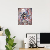 Isobel de Introvert Fairy Fantasy Art Print (Thuiskantoor)