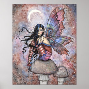 Isobel de introvert fee fantasy kunstprint poster