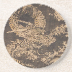 Isoda Koryusai Dragon Zandsteen Onderzetter