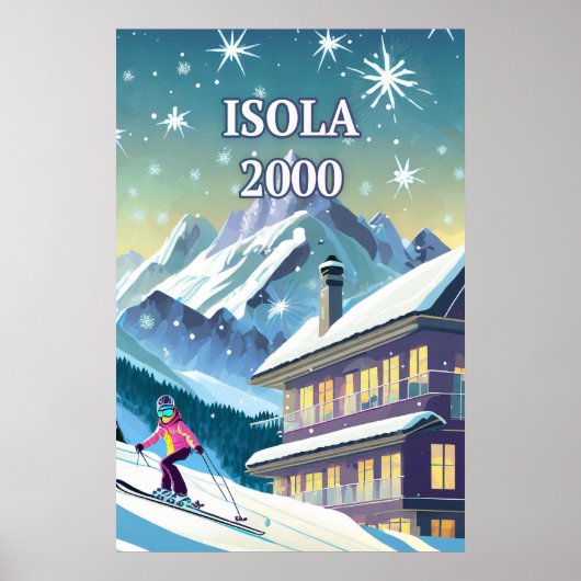 Isola 2000: Alpin op Cimes Poster (Voorkant)