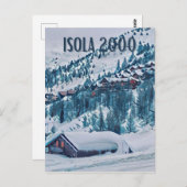 Isola 2000 Skigebied Briefkaart (Voorkant / Achterkant)