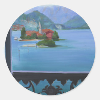 Isola Bella Balcony Ronde Sticker