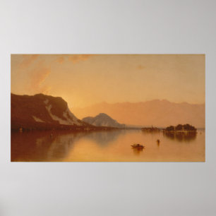 Isola Bella dans Lago Maggiore - 1871 Poster