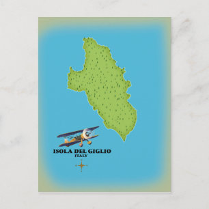 Isola del Giglio Italië kaart