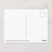 Isolate reuzenanteater die loopt briefkaart (Achterkant)