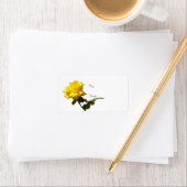 Isolate Yellow rose - sjabloon Etiket (Insitu)