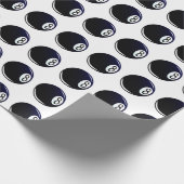 Isolated Eight Ball Cadeaupapier (Hoek)