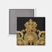 Isolated Golden gate of Versailles castle - Frankr Magneet (Voorkant / Achterkant)