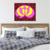Isolated Spiralina Field Canvas Afdruk (Insitu (Slaapkamer))