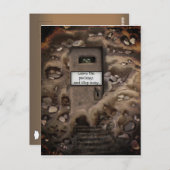 ISOLATIE QUARANTINE TROLL FUNNY DOOR Jetpackcorps Briefkaart (Voorkant / Achterkant)