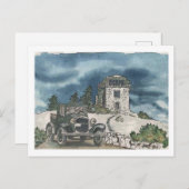 isolatieuitkijkpost briefkaart (Voorkant / Achterkant)