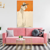 Isolde, illustratie uit 'The Studio', 1895 (lith Canvas Afdruk (Insitu (Woonkamer))